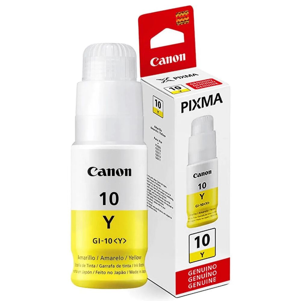 Cartucho De Tinta Canon Gi-10y 70 Ml Amarillo image number 0.0
