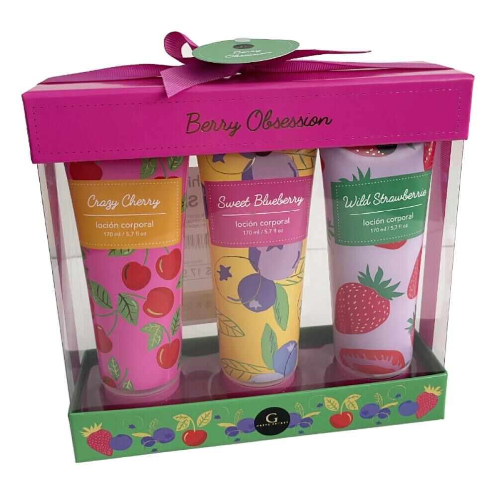 Set Crema Corporal Berry Obsession / 3 X 170 Ml image number 0.0