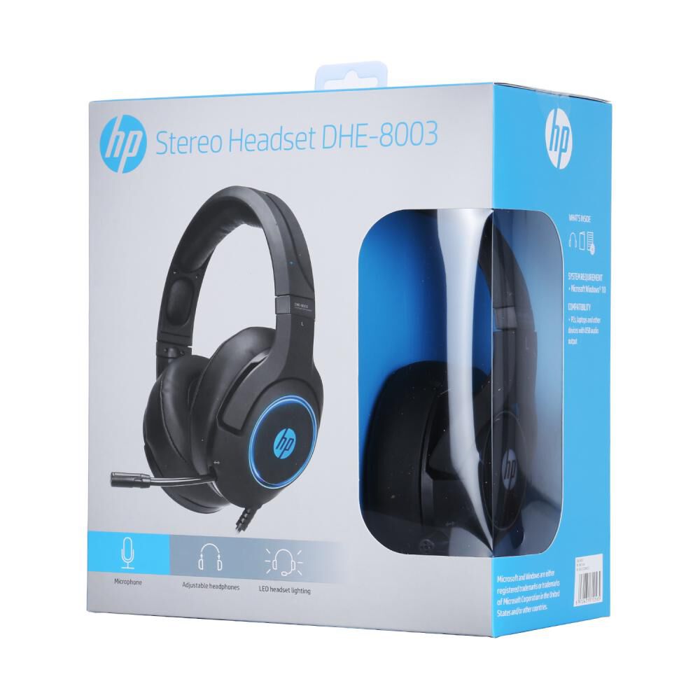 Audífonos Gamer HP DHE-003 Usb 7.1 Led image number 5.0