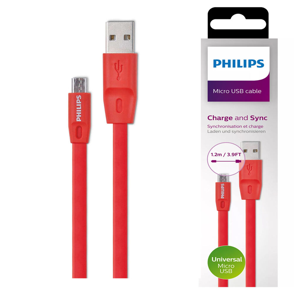 Cable Philips Dlc2518c/97 Micro Usb 1.2 Metros image number 2.0