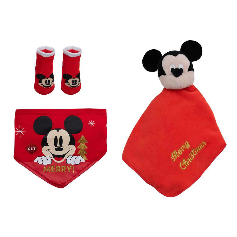 Set 4 Piezas Navidad Gris Mickey Ni&ntilde;o 12-18 Meses image number 2.0