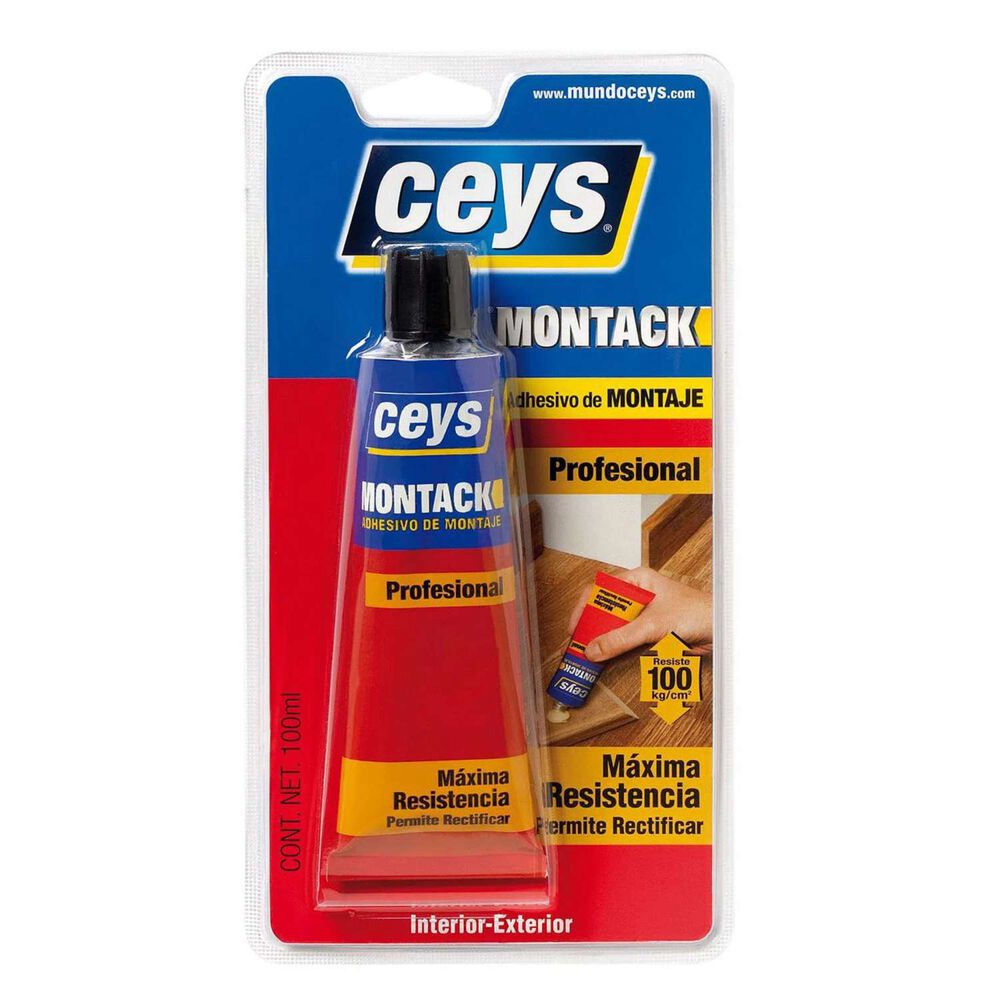 Adhesivo De Montaje Montack Profesional 100ml - Ceys image number 0.0