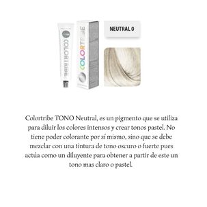 Tintura Profesional Semipermanente Colortribe Bbcos 100ml