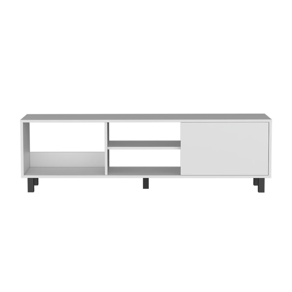 Rack Tv 65" 1 Puerta 47,5x160x35 Cm Blanco image number 3.0
