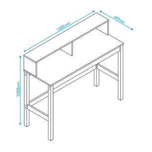 Escritorio Home Mobili Negro / Pi&eacute;s Claros
