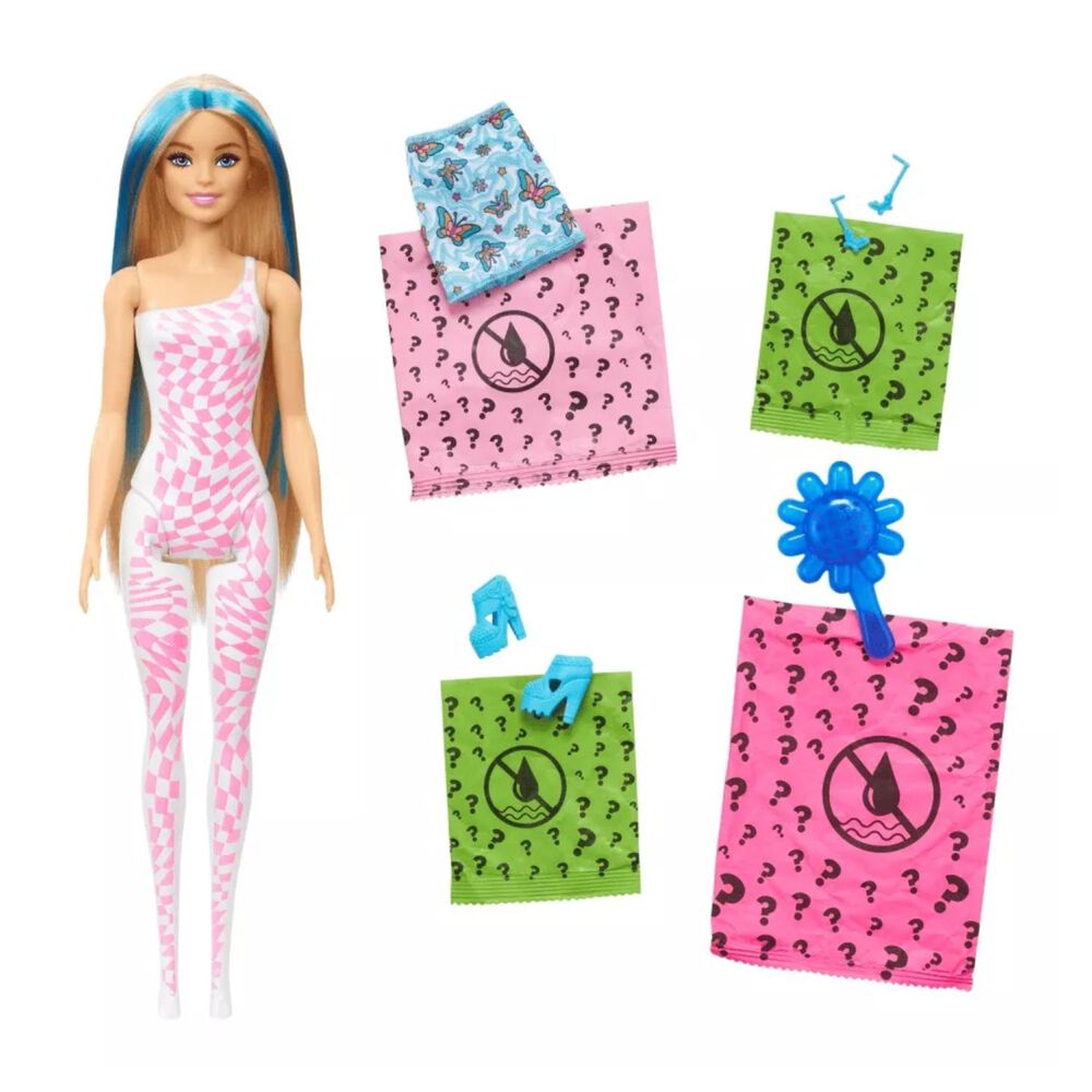 Juguete Figura Barbie Color Reveal Accesorios Arcoiris image number 0.0