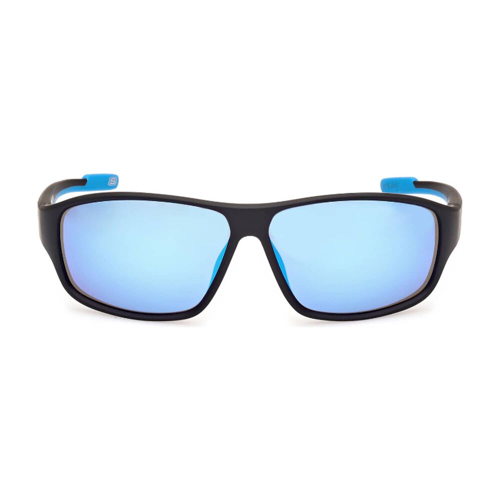 Lentes De Sol Negro Mate Espejados Skechers image number 0.0