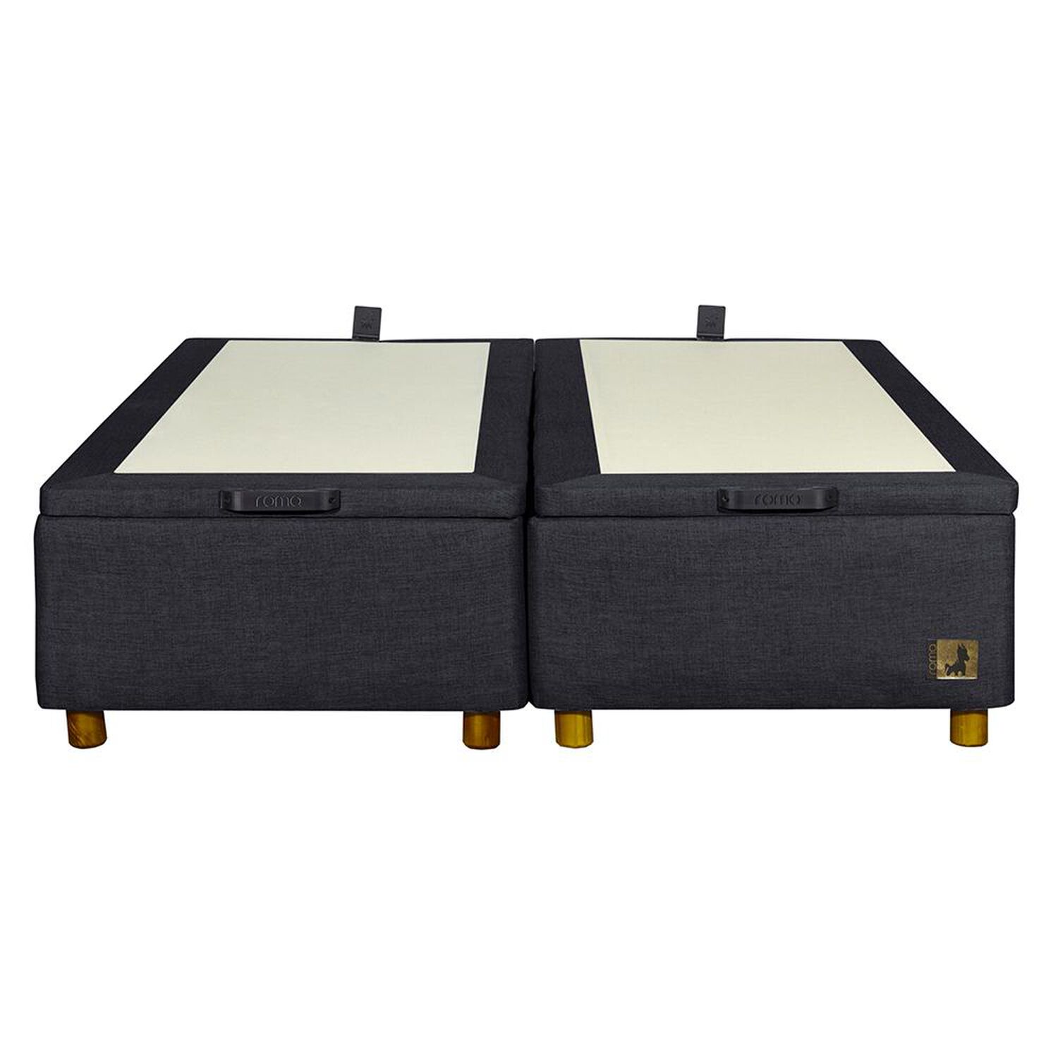 Base Cama Mons Ba&uacute;l 190 Bd Negro / 2 Plazas / Base Dividida image number 7.0