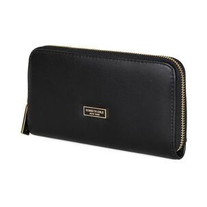 Billetera Mujer Goldy Negra Kenneth Cole