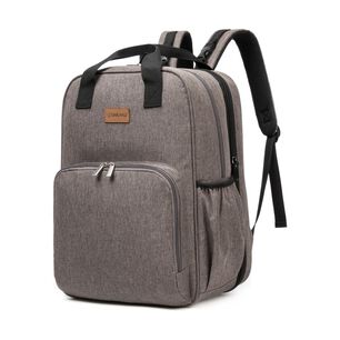 Mochila Maternal Bebesit 3 En 1 Pa&ntilde;alera Cuna Y Mudador Port&aacute;til Gris