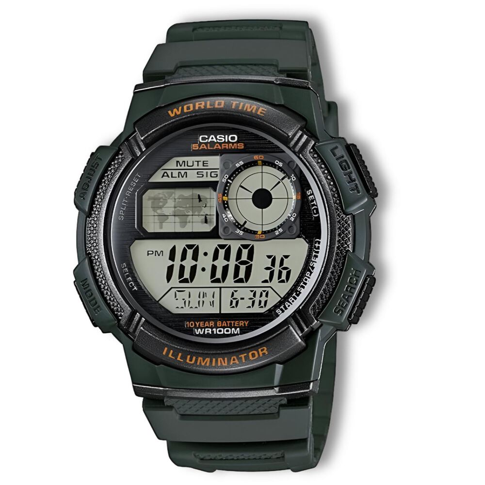 Reloj De Hombre Casio Musgo Ae-1000w-3avdf Classic Style image number 0.0