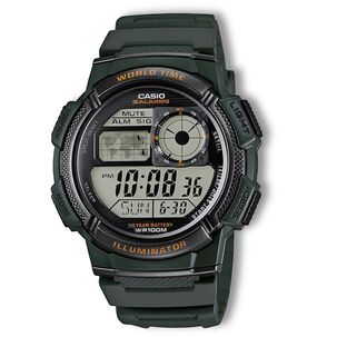 Reloj De Hombre Casio Musgo Ae-1000w-3avdf Classic Style
