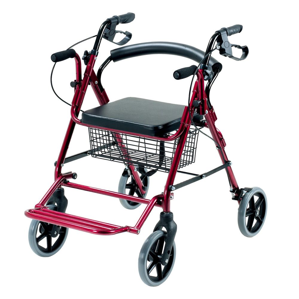 Andador 4 Ruedas Canasto Asiento Y Reposapi&eacute;s image number 1.0