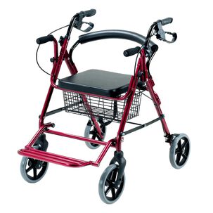 Andador 4 Ruedas Canasto Asiento Y Reposapi&eacute;s