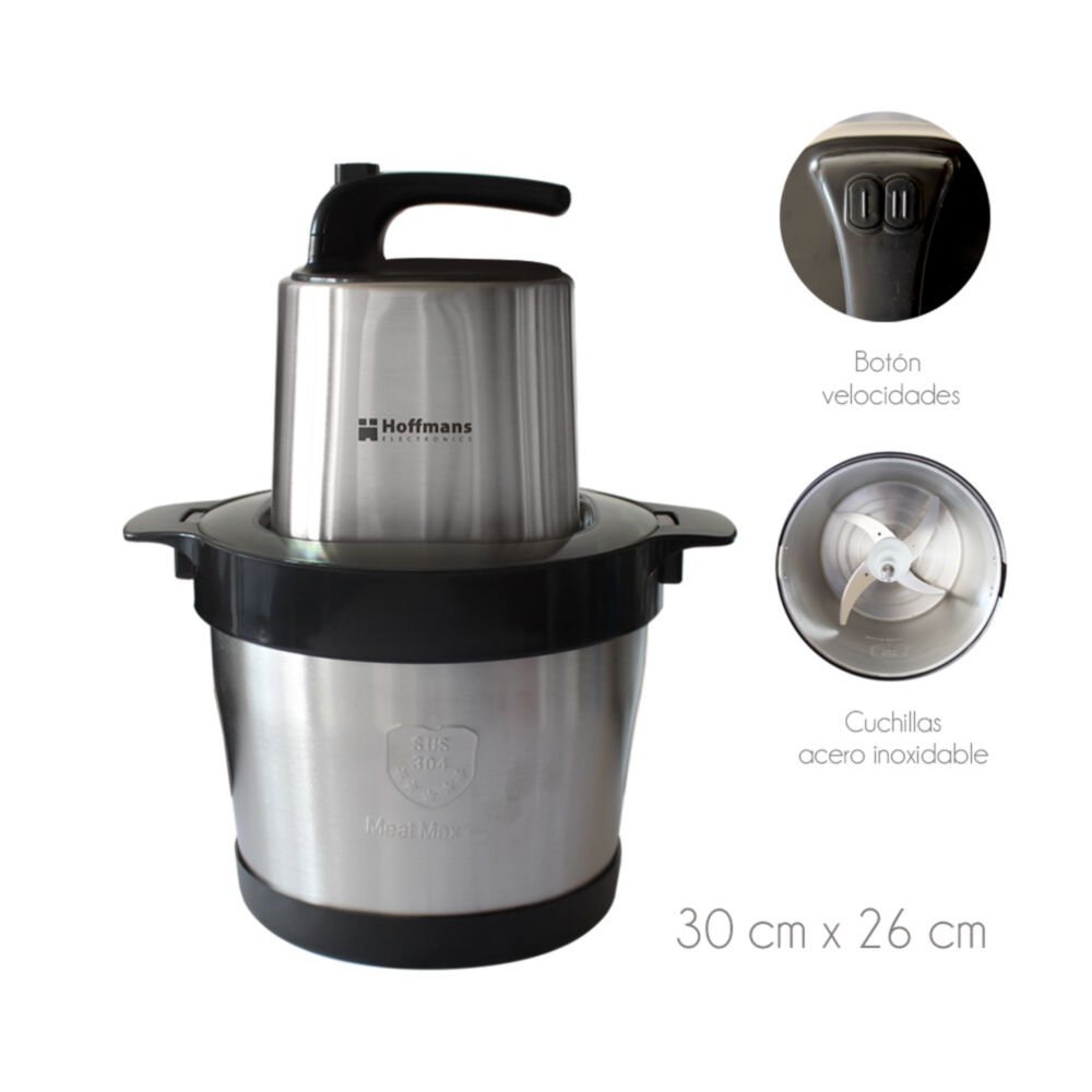 Picador Moledor Semi-industrial Gran Capacidad De 8 Litros image number 2.0