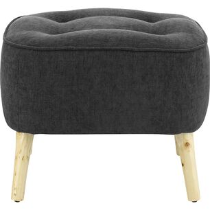 Pouf M&aacute;xima Gris Oscuro Altea 55x45x45 Cm