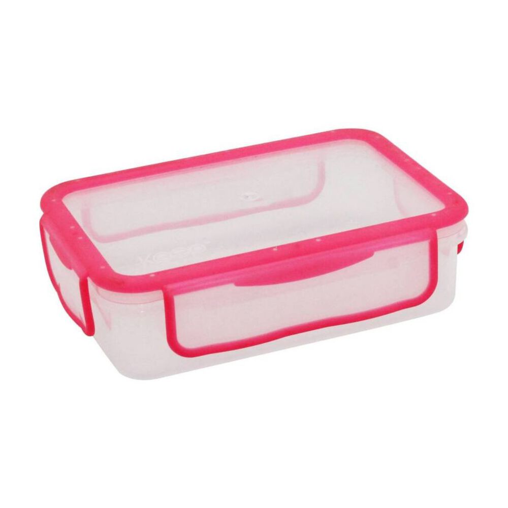 Hermético Plástico Rectangular 900ml Keep Fucsia image number 0.0