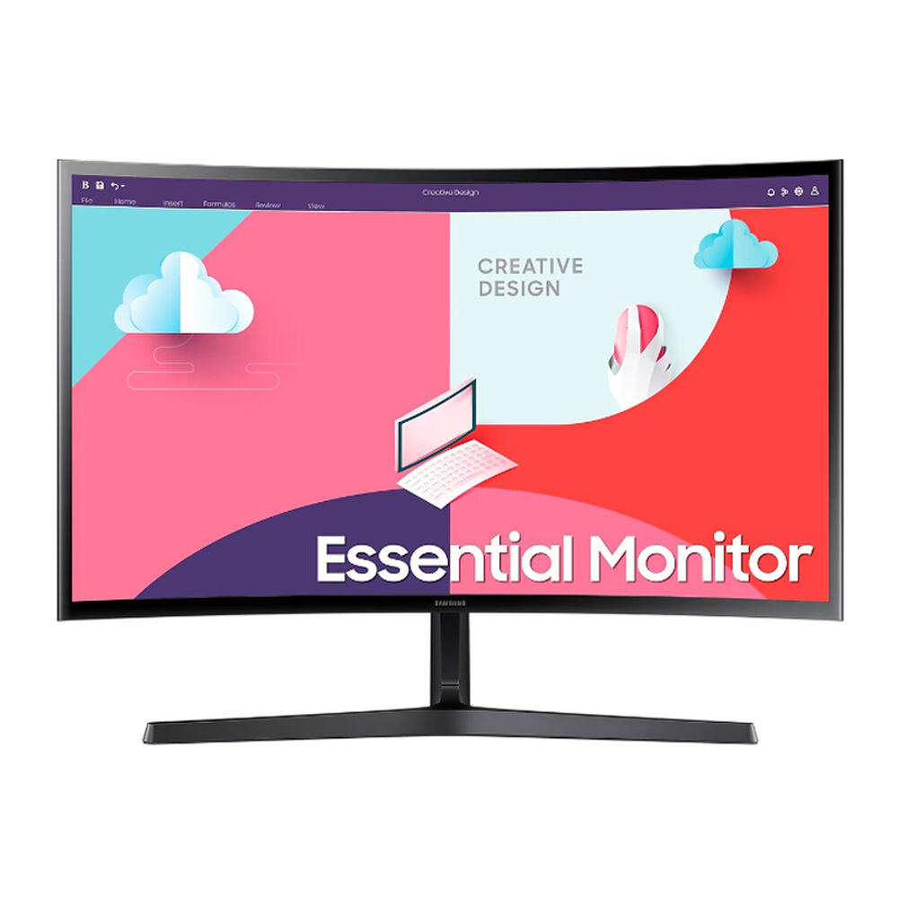 Monitor Curvo Samsung S24c366eal De 24 (va, Full Hd, 75hz, Hdmi+vga, Freesync, Vesa) image number 0.0