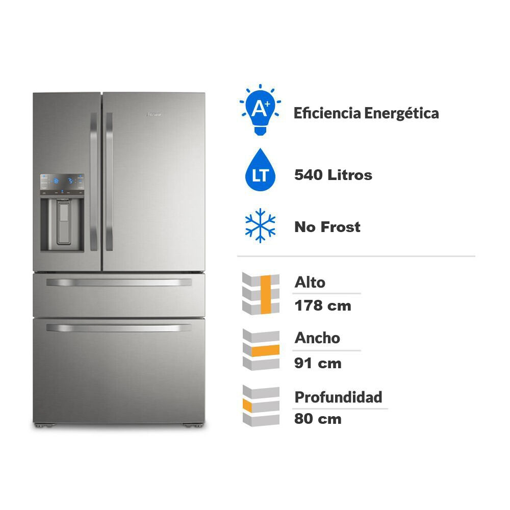 Refrigerador French Door Fensa Advantage Plus 7790 / No Frost / 540 Litros / A+ image number 1.0