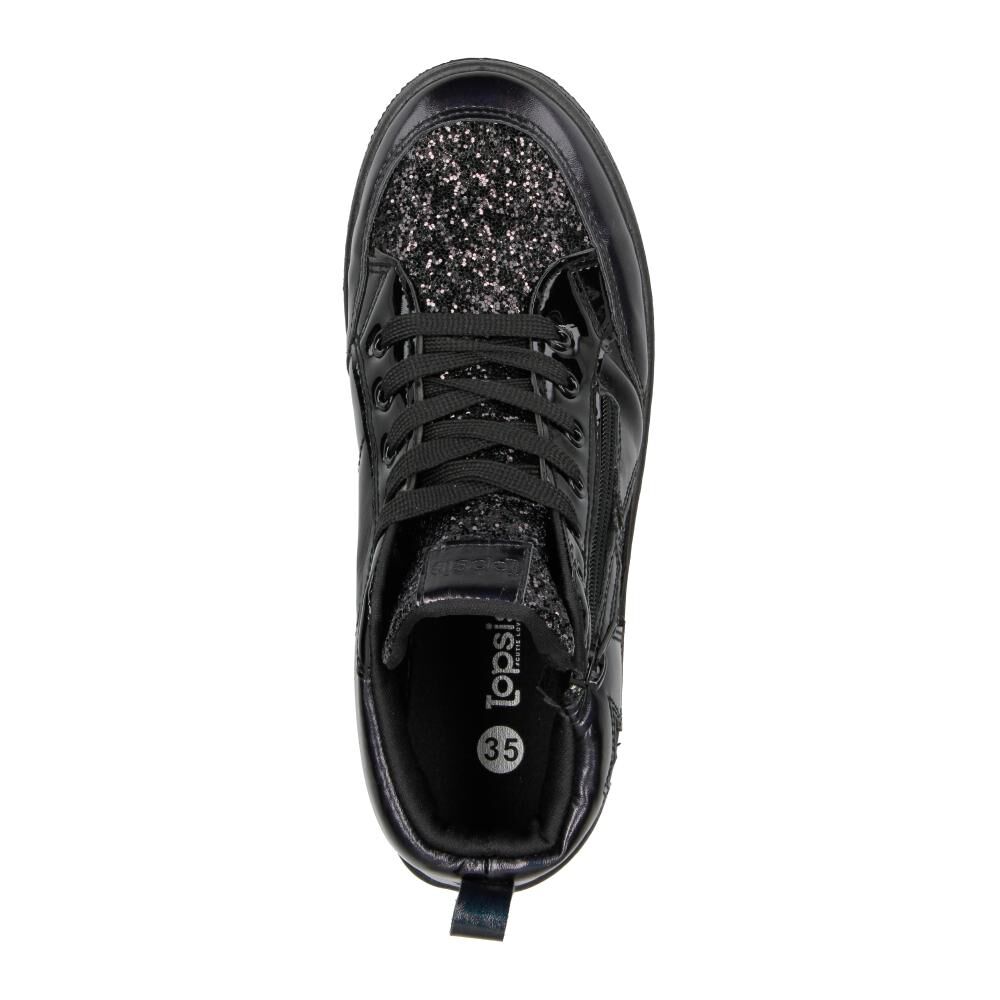 Zapatilla Infantil Niña Topsis Black image number 4.0