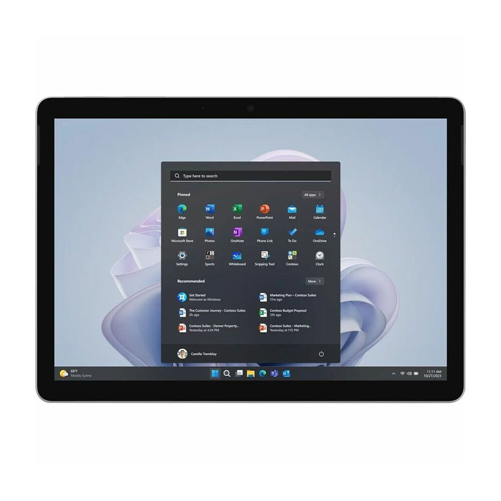 Surface Go 4 Business Wifi - 10.5'' - Intel N200 - 8gb - 128gb - Platinum - W11 Pro image number 1.0