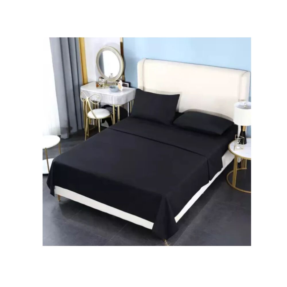 Juego De Sábana 200 Hilos 2 Plazas 4 Piezas Variedad Colores image number 4.0