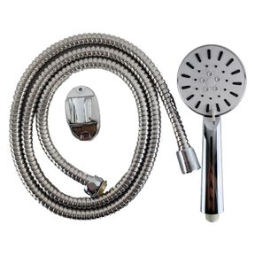 Set Ducha Tel&eacute;fono Variable Base Manguera 150cm Ergon&oacute;mico