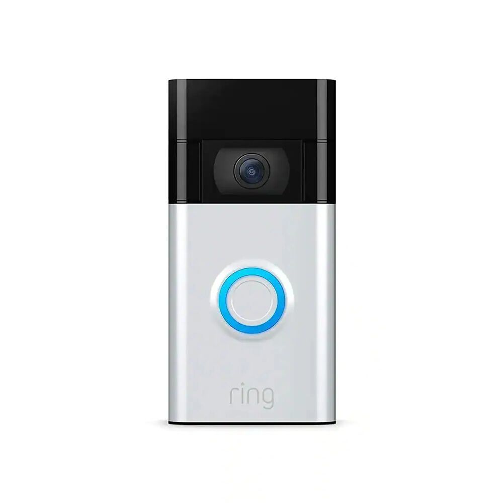 Timbre Inteligente Ring Video Doorbell 2nd Gen Gris Plata Inal&aacute;mbrico Compatible Alexa image number 0.0