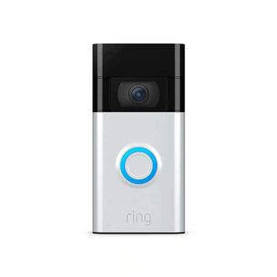 Timbre Inteligente Ring Video Doorbell 2nd Gen Gris Plata Inal&aacute;mbrico Compatible Alexa