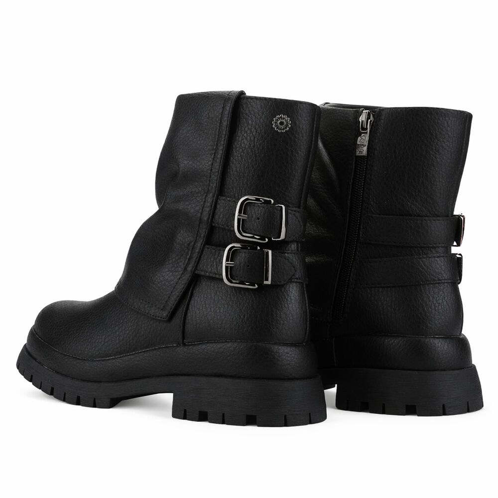 Botin Negro Mujer Casual Chalada Krep image number 5.0