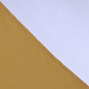 Faldon 144 Hilos Mashini 2 Plazas Mostaza