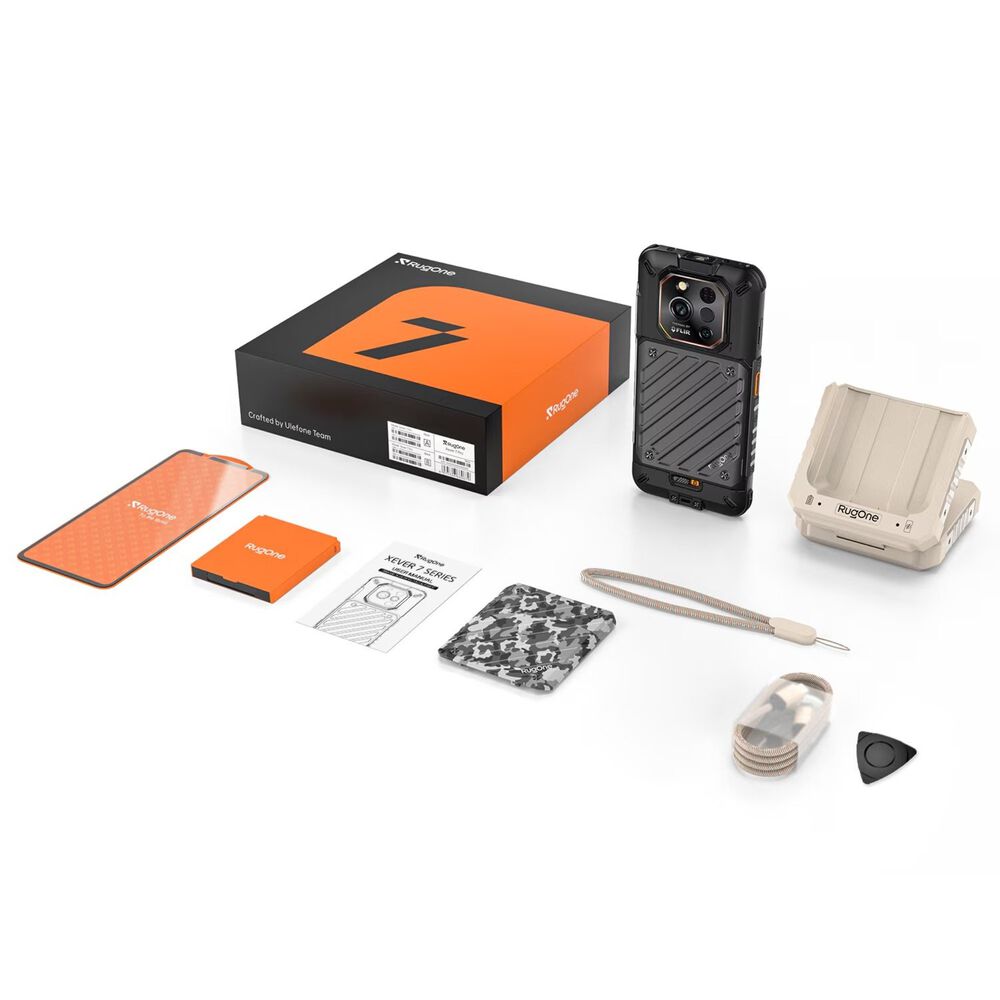 Celular Rugged Rugone Xever 7 Esim 2 Bater&iacute;as Dock Amoled image number 9.0