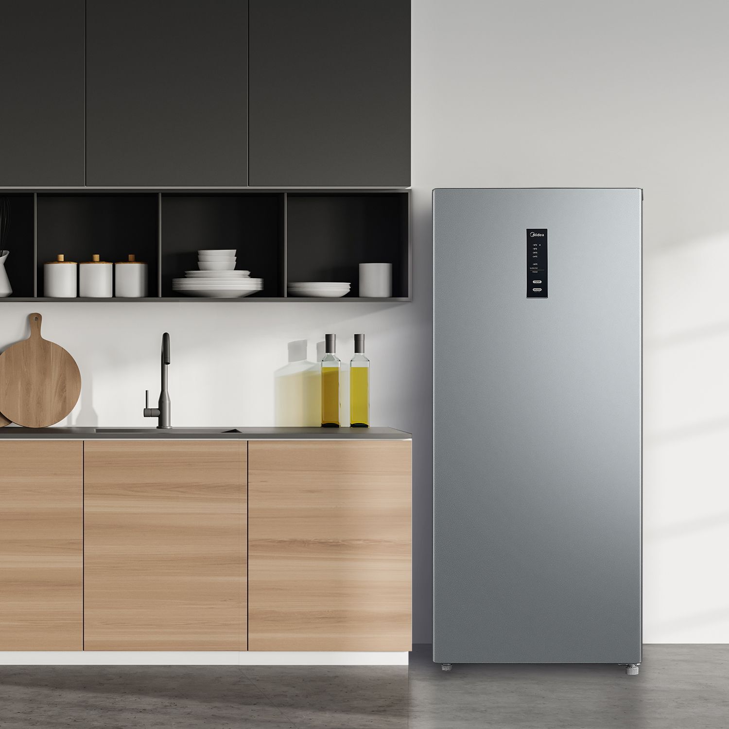Freezer Vertical Midea MDRU255FEE50 / No Frost / 174 Litros / E image number 9.0
