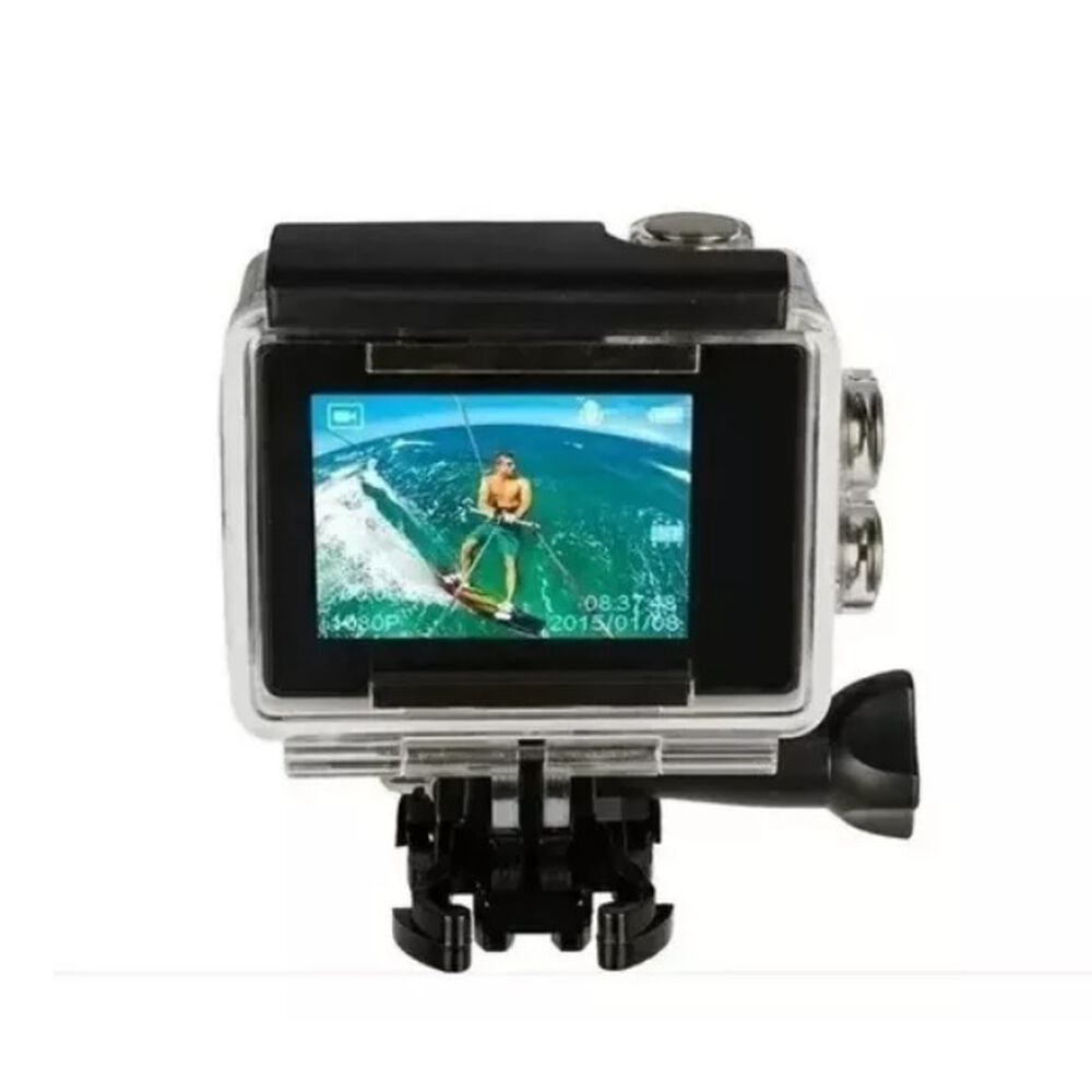 C&aacute;mara Go Pro Full Hd 1080p 30fps Deportiva Modelo Ultra Hd M1 Wifi C&aacute;mara Acci&oacute;n Con Accesorios B&aacute;sicos Sumergible image number 4.0