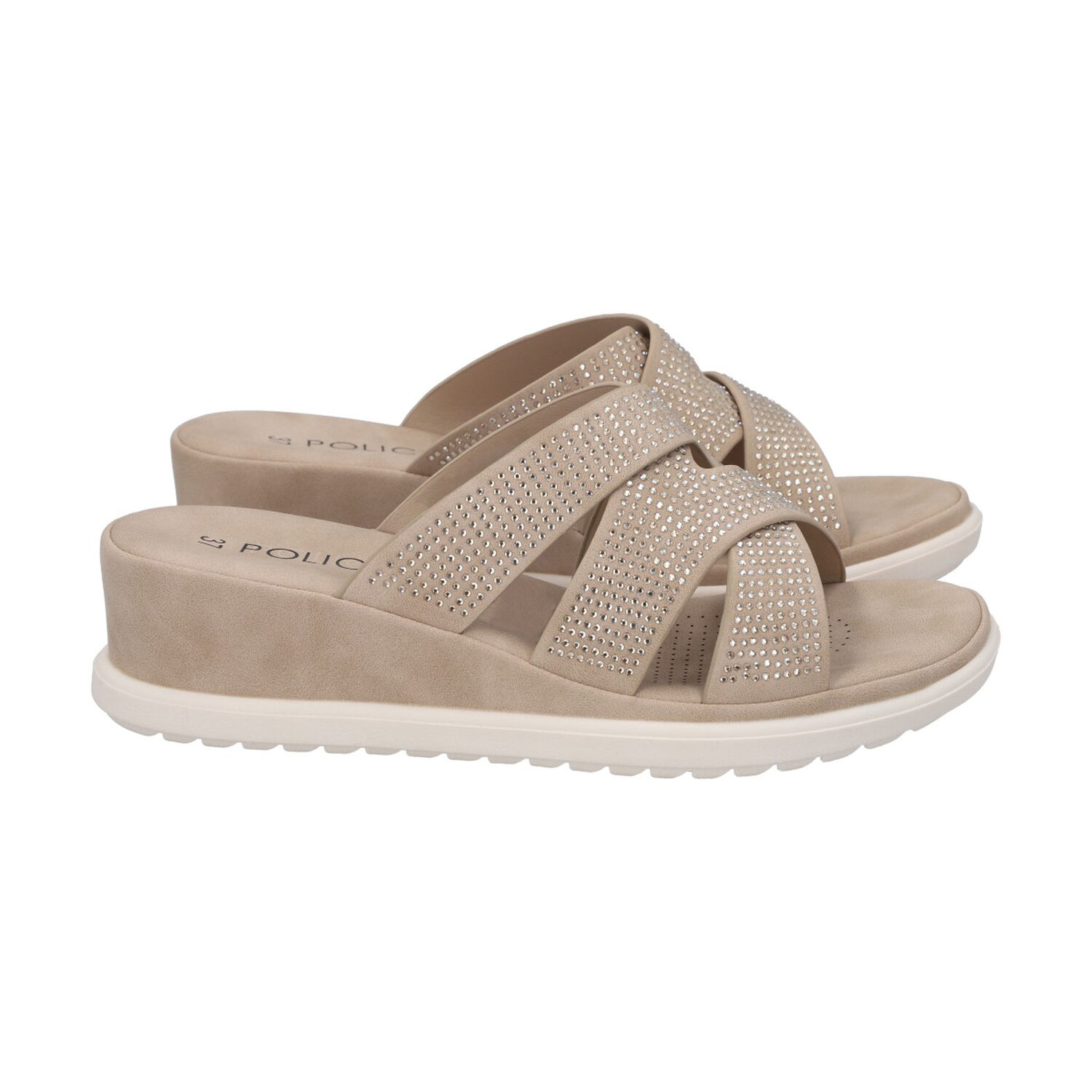 Sandalia Mujer Beige Lili Police image number 2.0