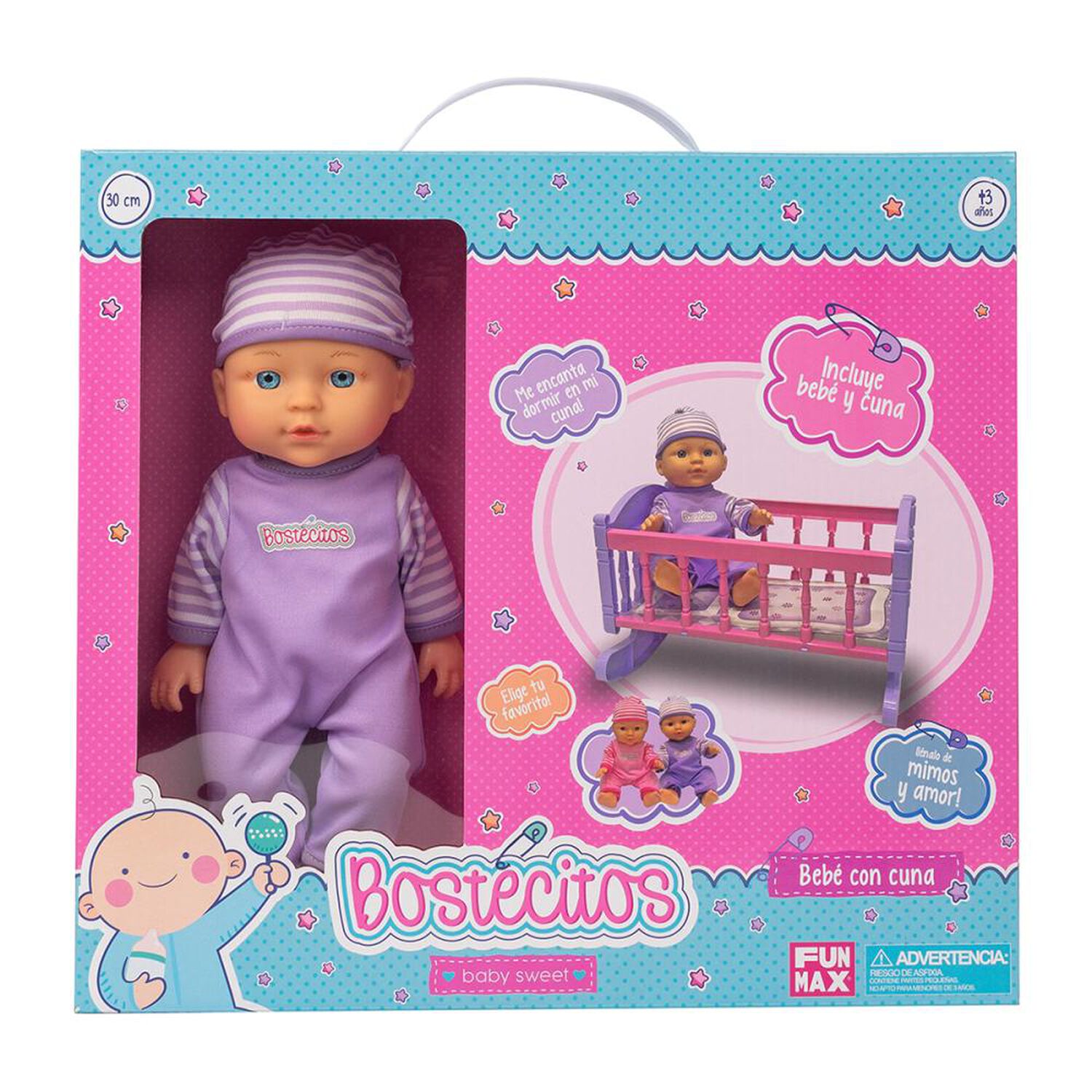 Mu&ntilde;eca Babydoll Bostecitos Abc Con Accesorio Surtido image number 4.0