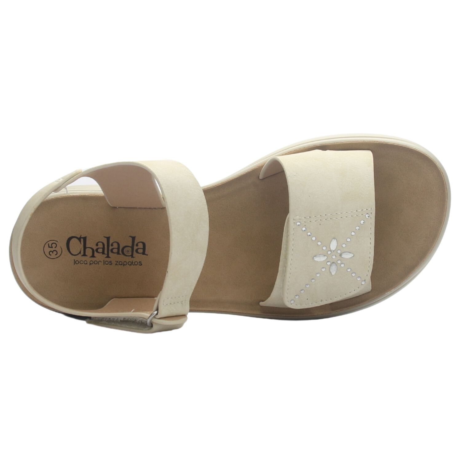Sandalia Mujer Casual Beige Chalada Bless-1 image number 4.0
