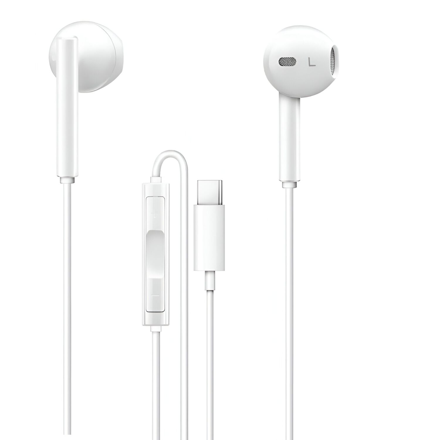 Audífonos Usb-c Hifi Manos Libre Tecmaster White Tm-300516
