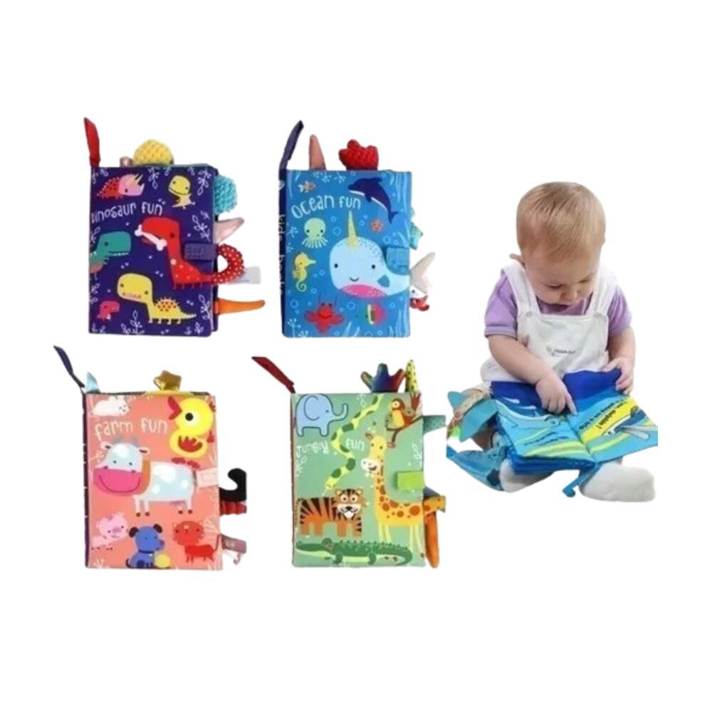 Libro De Tela Interactivo Sensorial Para Bebe Y Niños image number 2.0