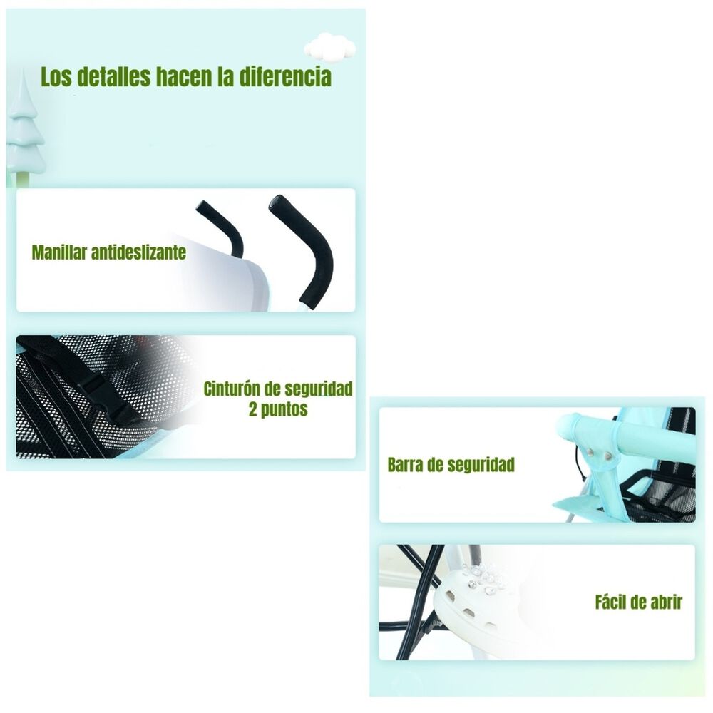 Coche Paragua Con Posa Vaso Swift Negro Lubabycas image number 5.0