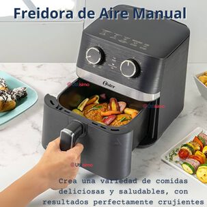 Oster Freidora De Aire Manual, Recubrimiento Oster Diamondforce, 4l De Capacidad, Con Controles De Tiempo Y Temperatura, Ckstaf401mdf