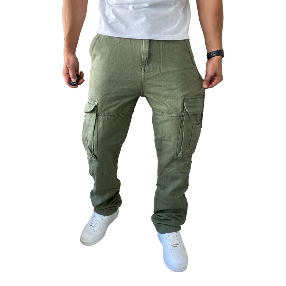 Jeans Diábolo Cargo Relaxed Fit Hombre image number 11.0