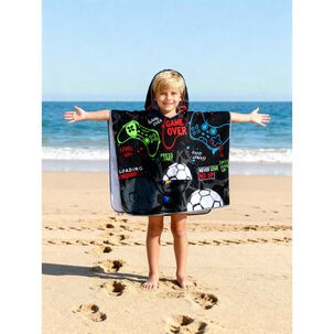 Toalla Playa Capucha Casaideal Kids Win / 75 X 150 Cm