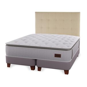 Cama Europea Flex Heritage / 2 Plazas / Base Dividida + Respaldo