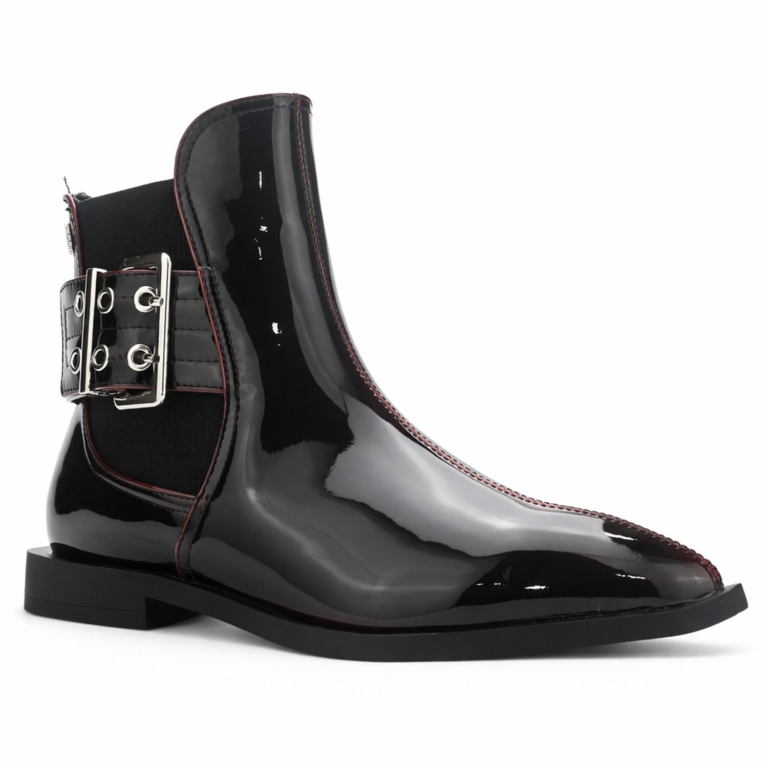 Botin Burdeo Mujer Casual Chalada Slik image number 2.0