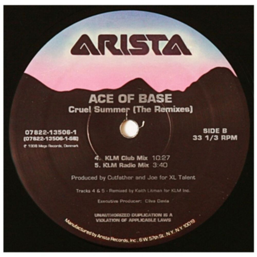Ace Of Base - Cruel Summer | 12" Maxi Single Vinilo image number 3.0