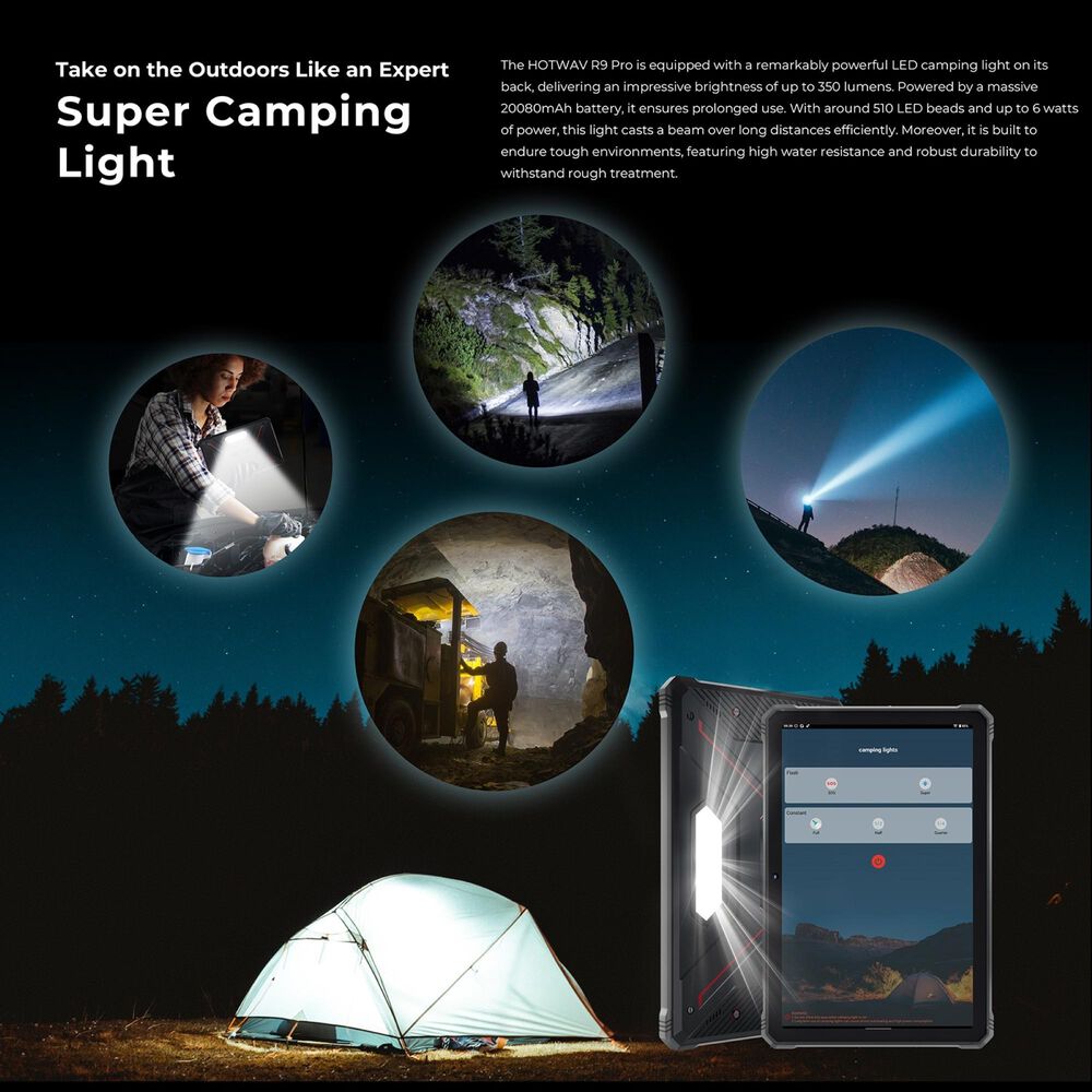 Hotwav R9 Pro - Tablet Resistente Con Batería De 20.080mah Y Pantalla 2k image number 3.0