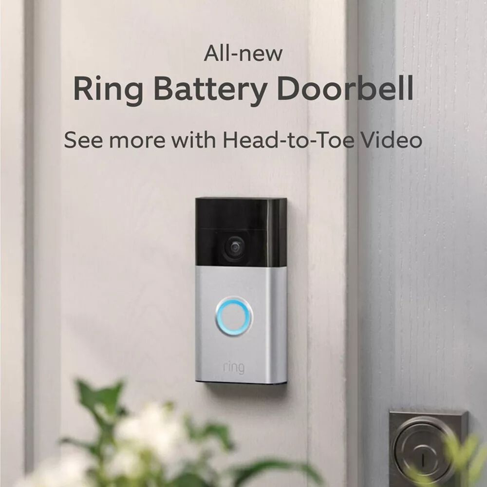Timbre Ring Battery Doorbell Color Niquel image number 1.0