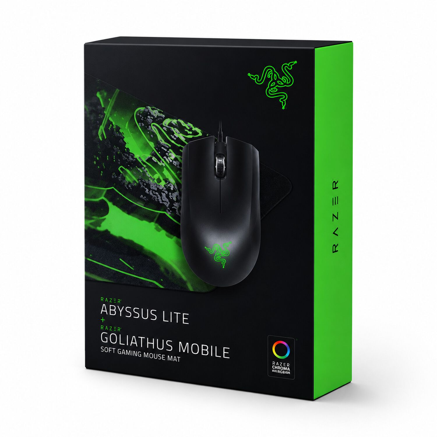 Mouse Razer Abyssus Lite 6400 Dpi + Pad Mouse Goliathus Mobile image number 1.0