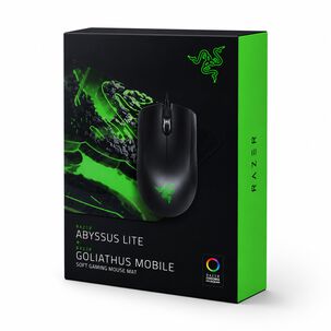 Mouse Razer Abyssus Lite 6400 Dpi + Pad Mouse Goliathus Mobile